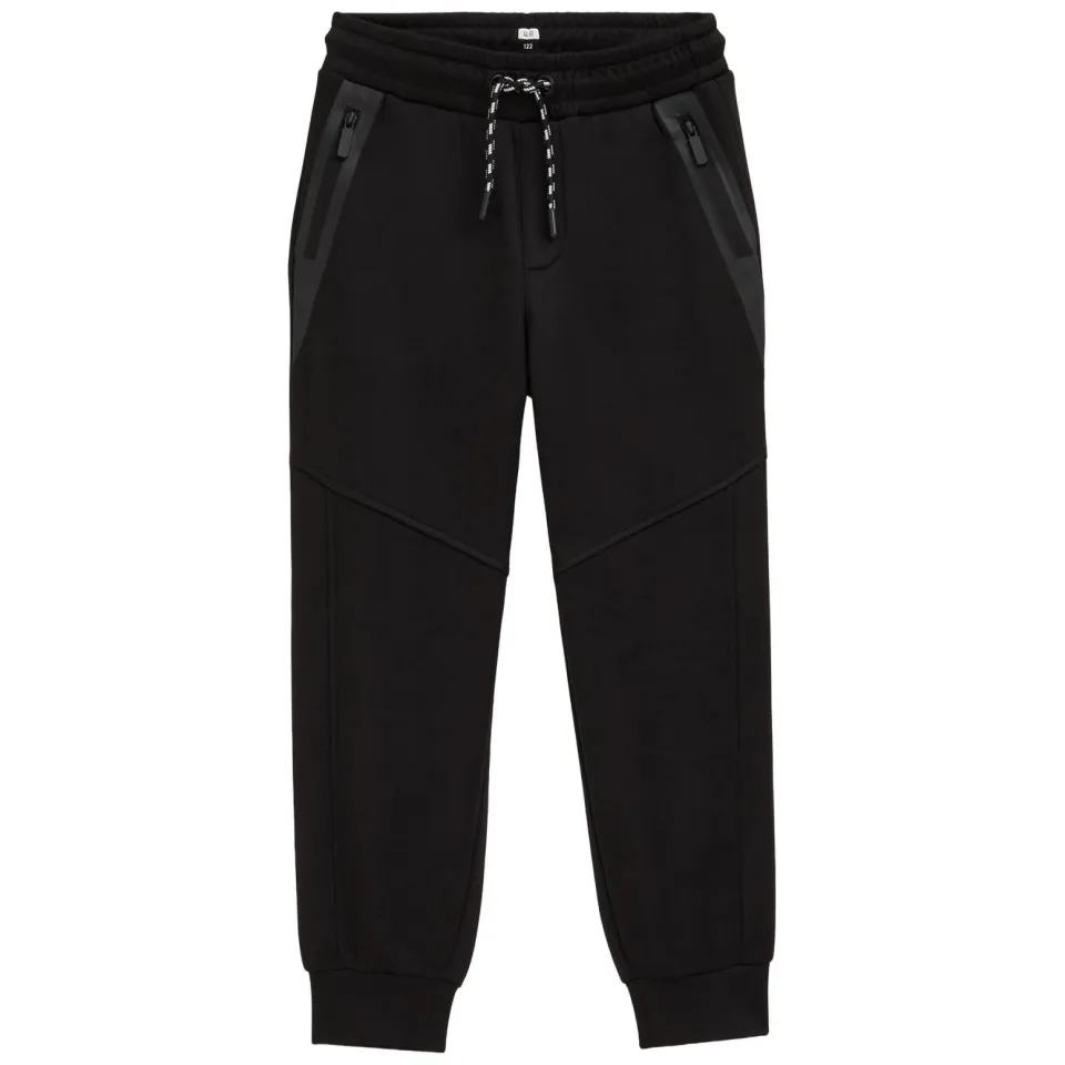 WE Fashion tapered joggingbroek zwart, foto 2