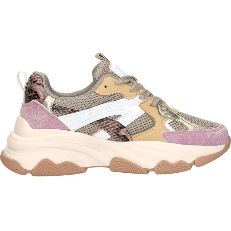 Sub55 lage sneakers roze