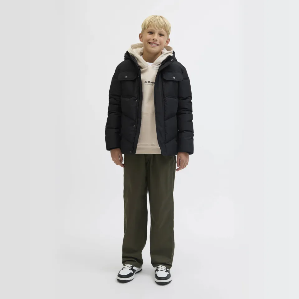 Jack & Jones JUNIOR hoodie ecru, foto 3