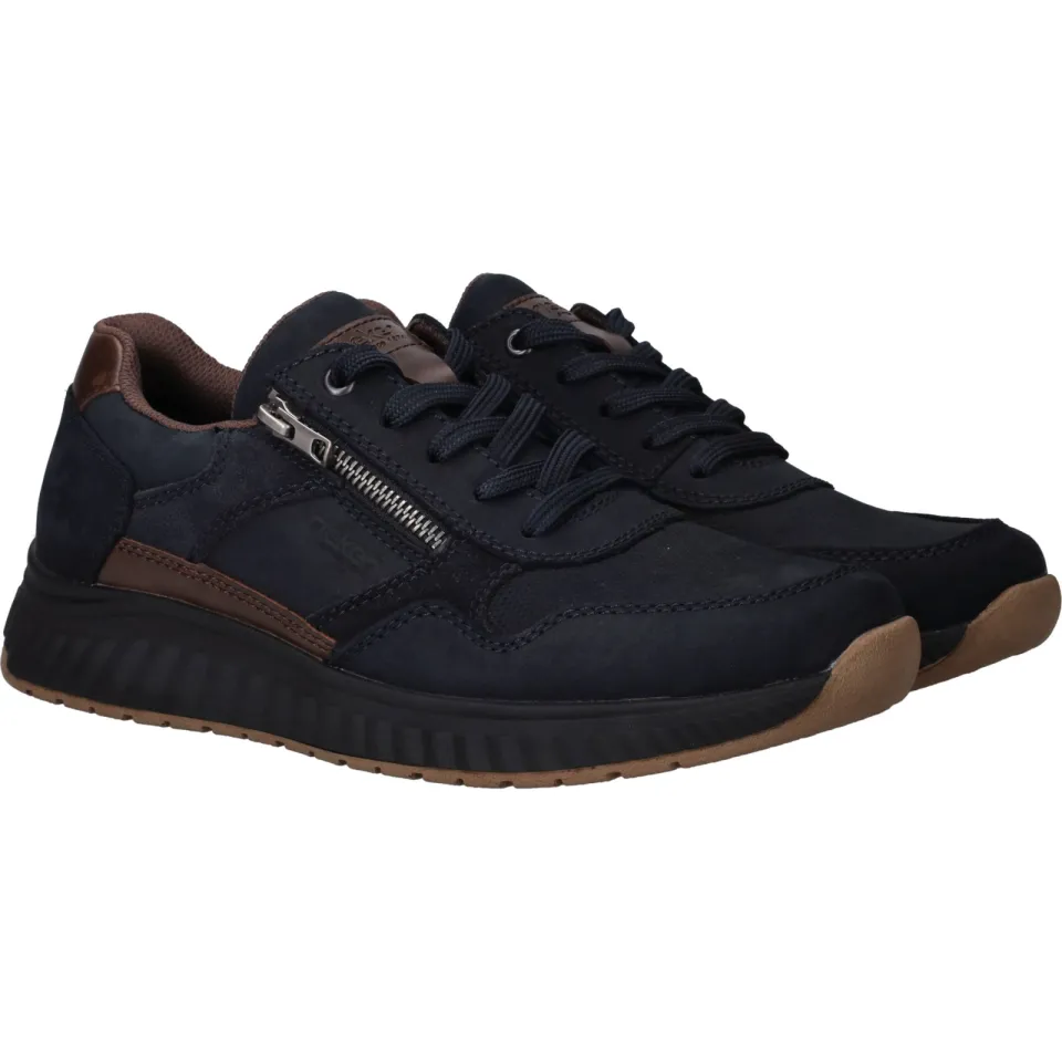 Rieker lage sneakers donkerblauw blauw, foto 3