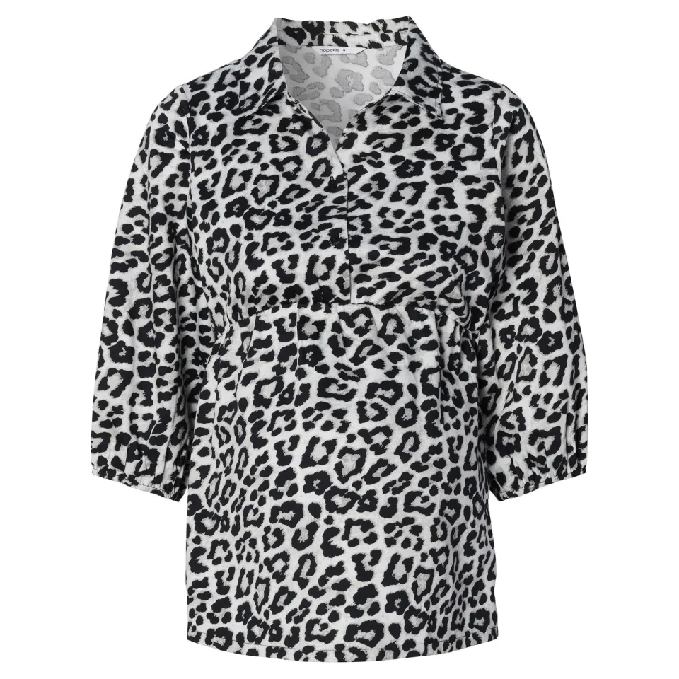 Noppies maternity blousetop panterprint grijs, foto 2