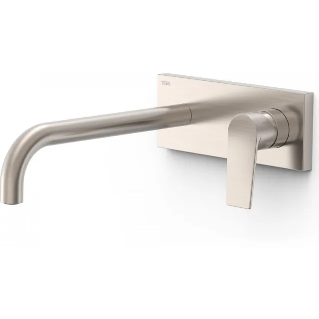 Tres Project wastafelmengkraan inbouw 24 cm RVS RVS Look