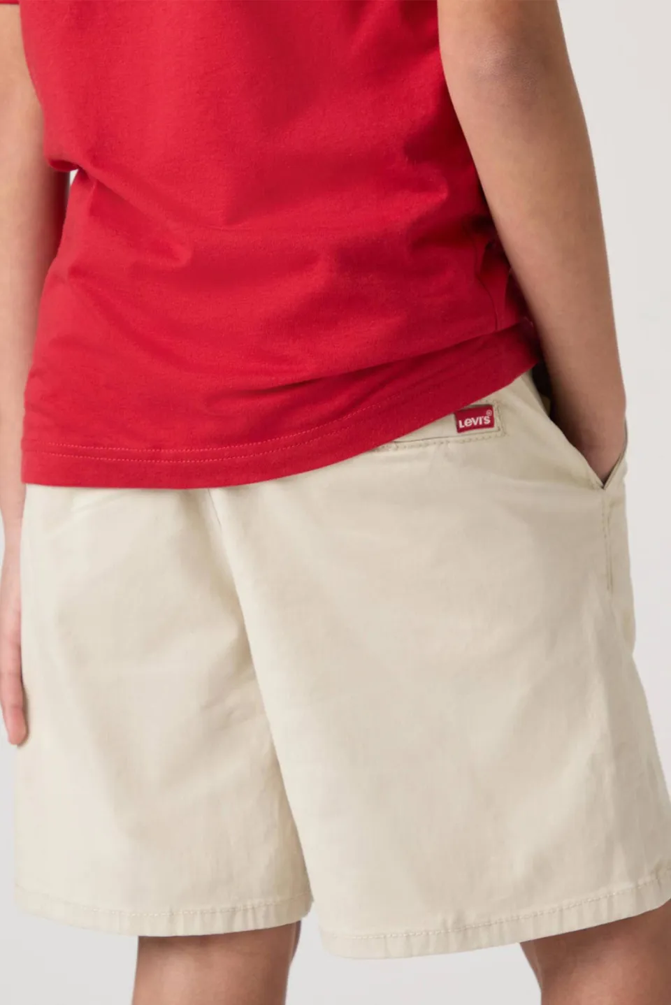 Levi's denim short beige, foto 7