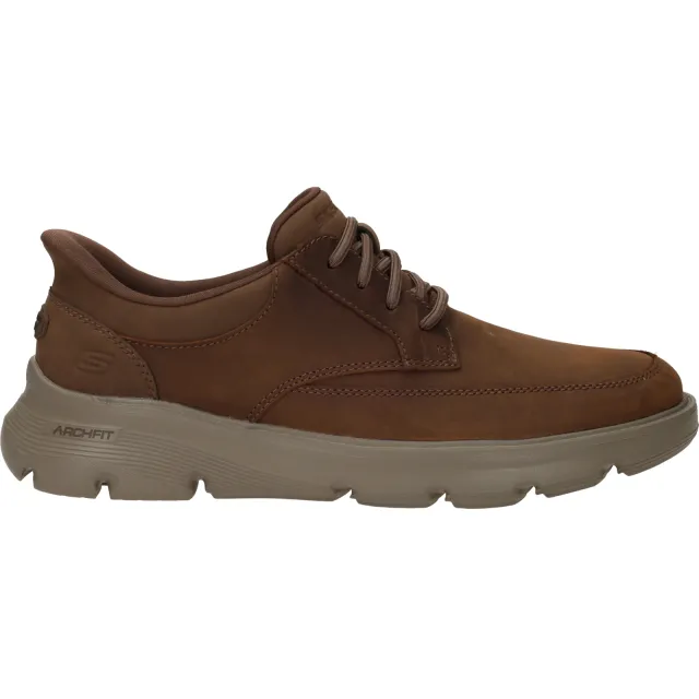 Skechers Arch Fit Garza veterschoenen cognac