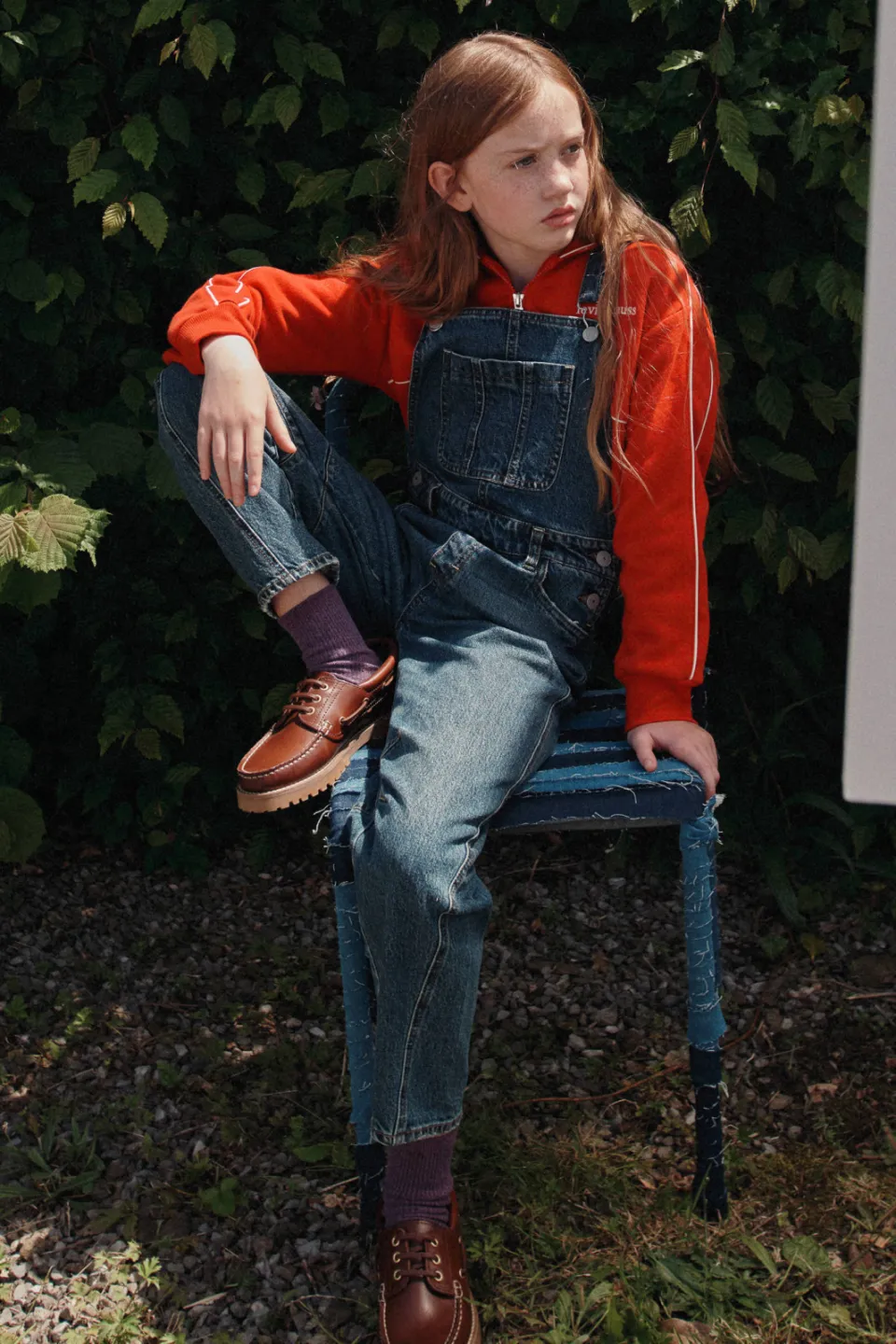 Levi's denim tuinbroek mediumblauw, foto 5