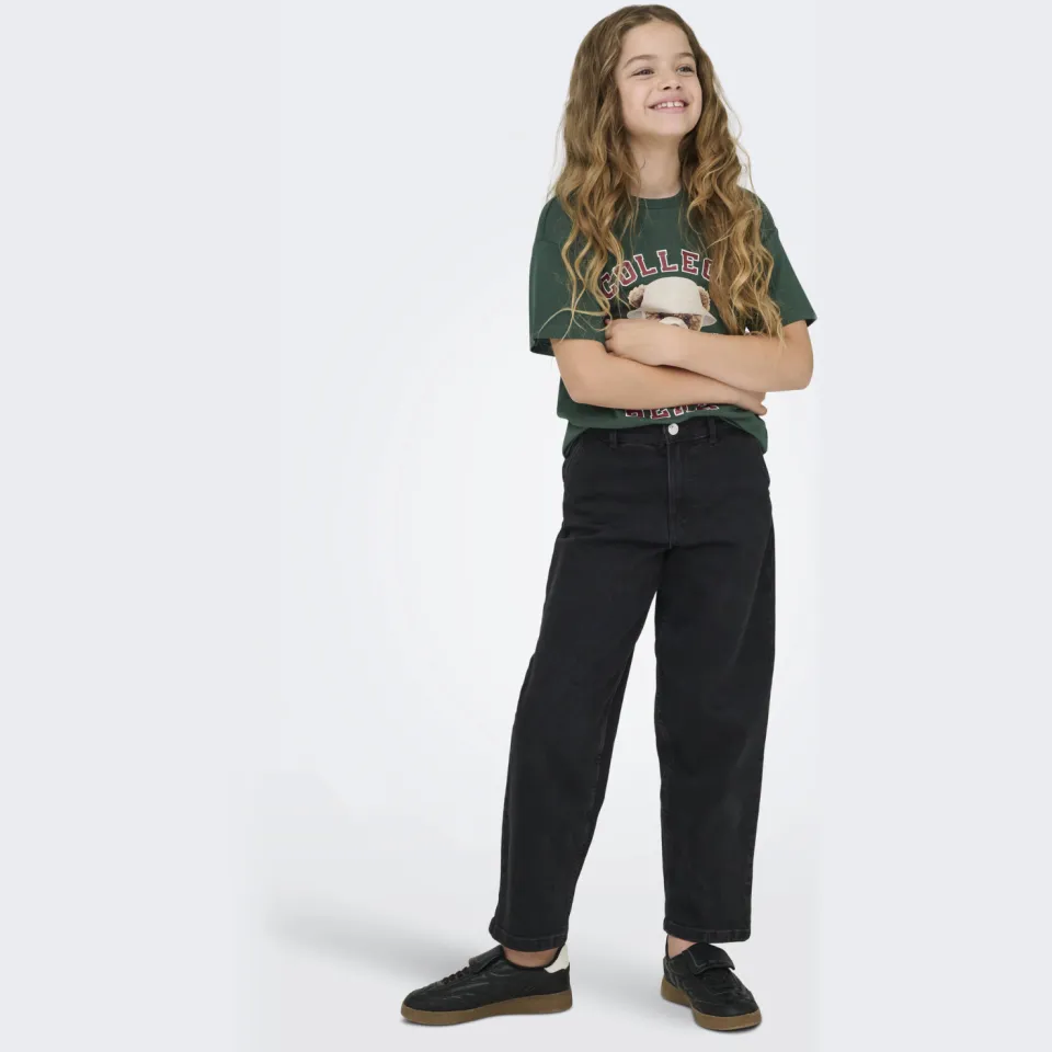 Only KIDS ONLY GIRL KOGGIA baggy jeans - zwart Black denim