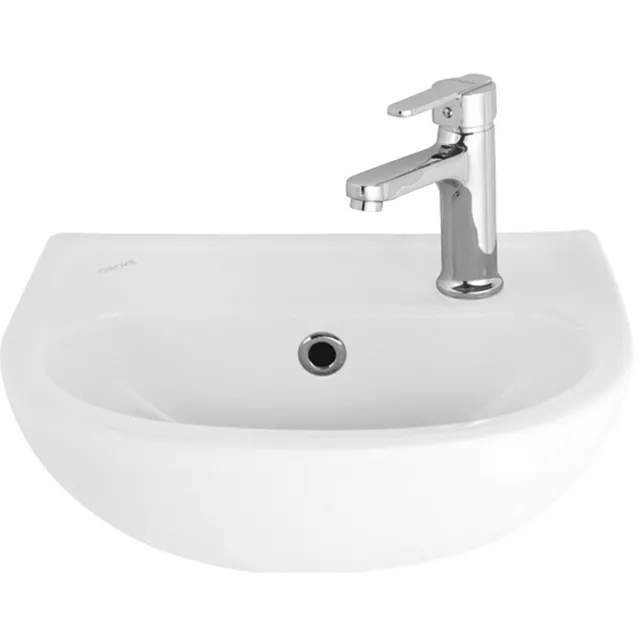 Boss & Wessing Fontein BWS 35x30 cm Keramiek Wit Met Kraangat Rechts