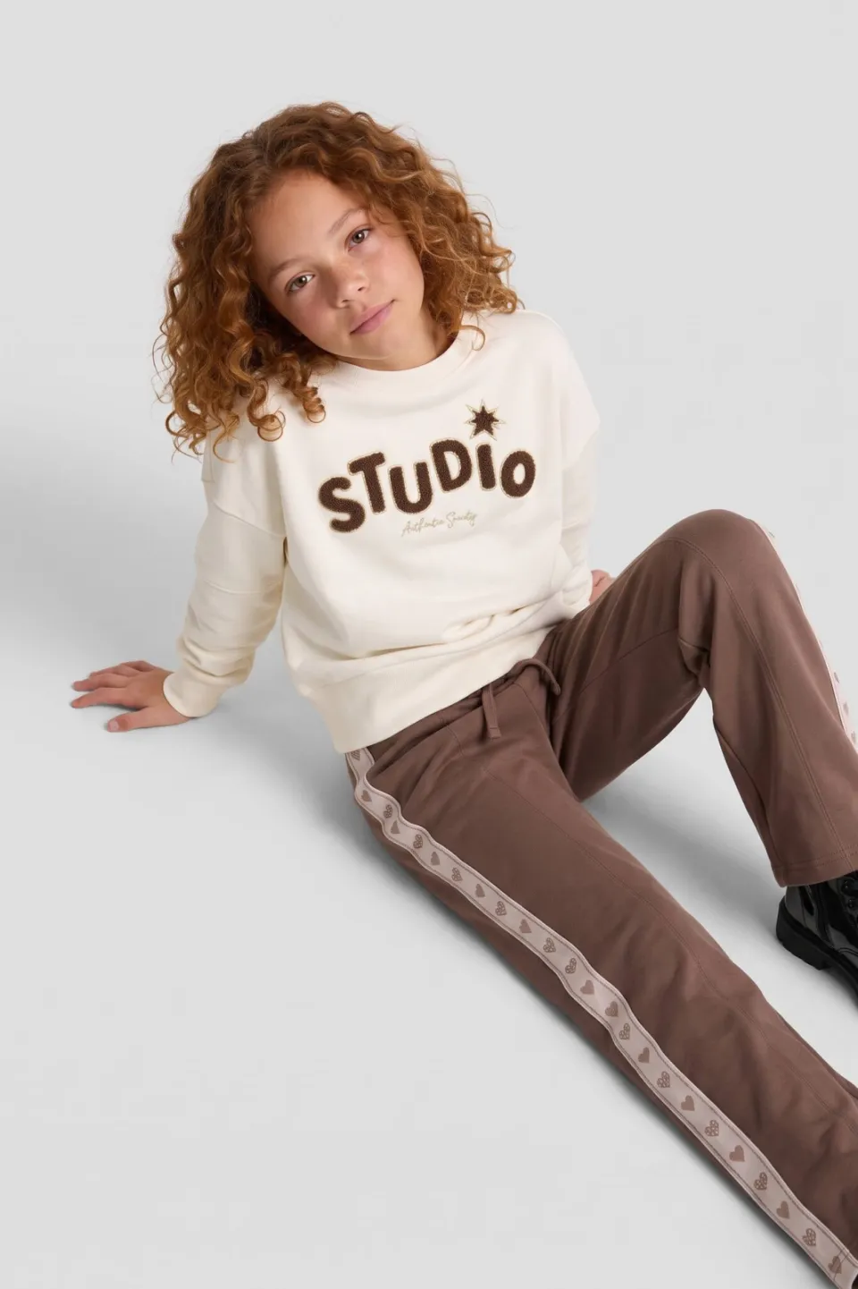 Me & My Monkey sweater met tekst - ecru, foto 5