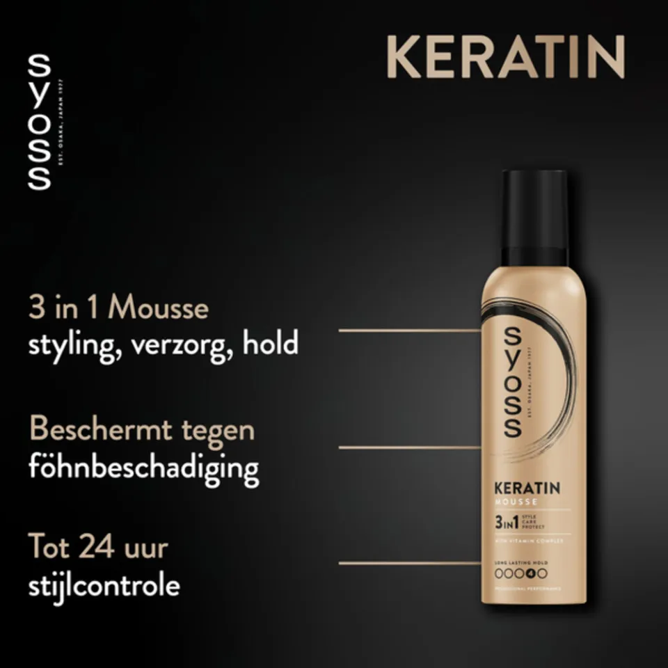 Syoss Keratin haarmousse, foto 2