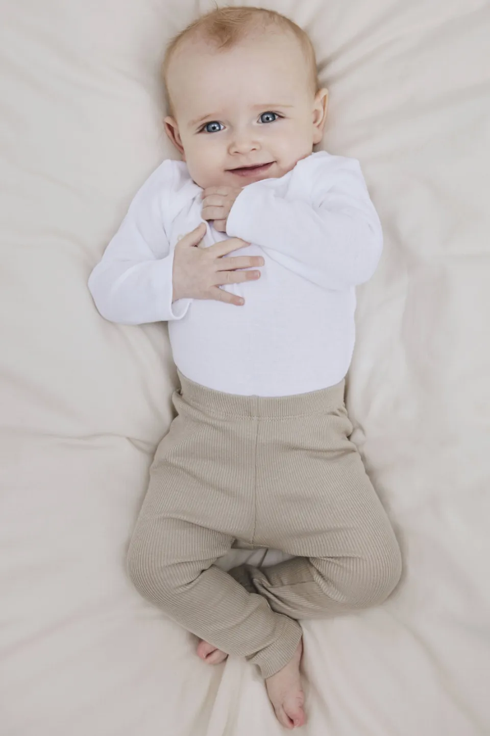 NAME IT BABY NBNKAB broek licht taupe, foto 3