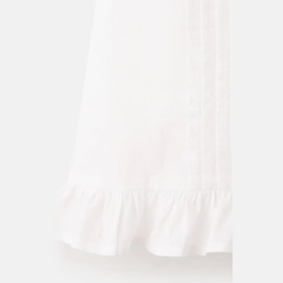 Mango Teen top met peplum en borduursels wit, foto 5