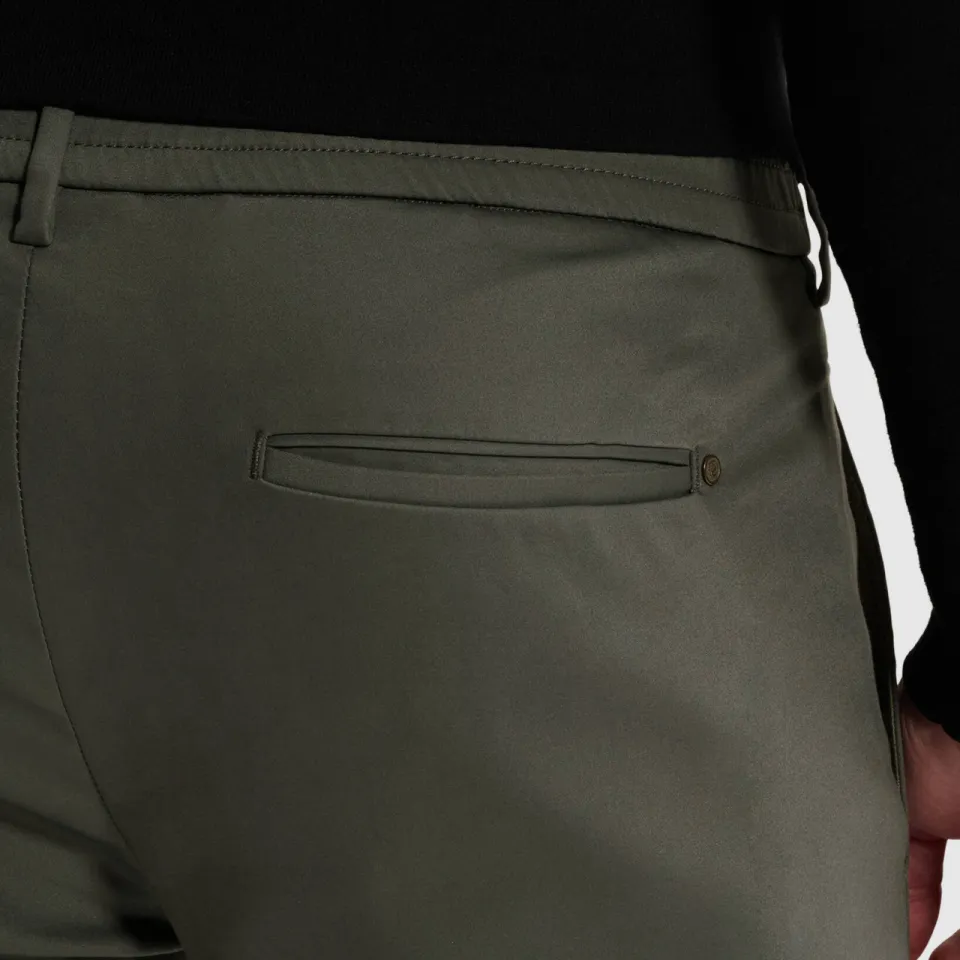 Cast Iron CYLAS tapered chino - dark urban chic groen, foto 6