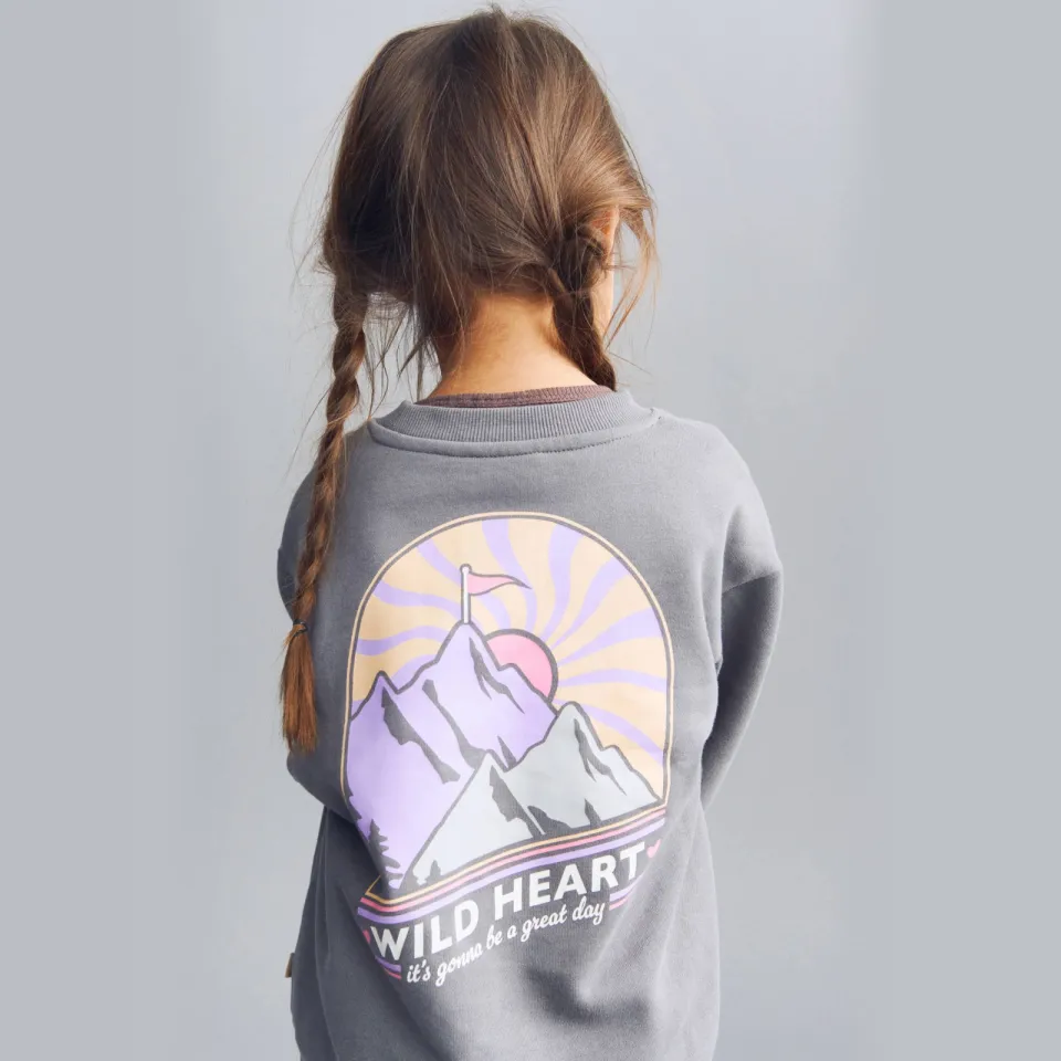 Wheat sweater met backprint - grijs, foto 5