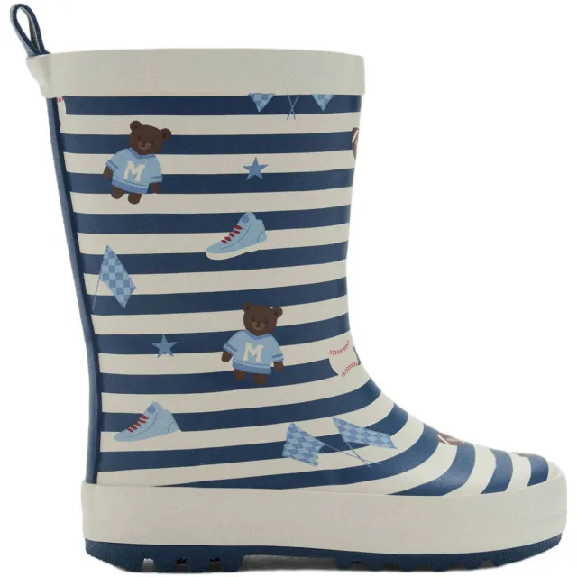 Mango Kids laarzen - blauw/wit