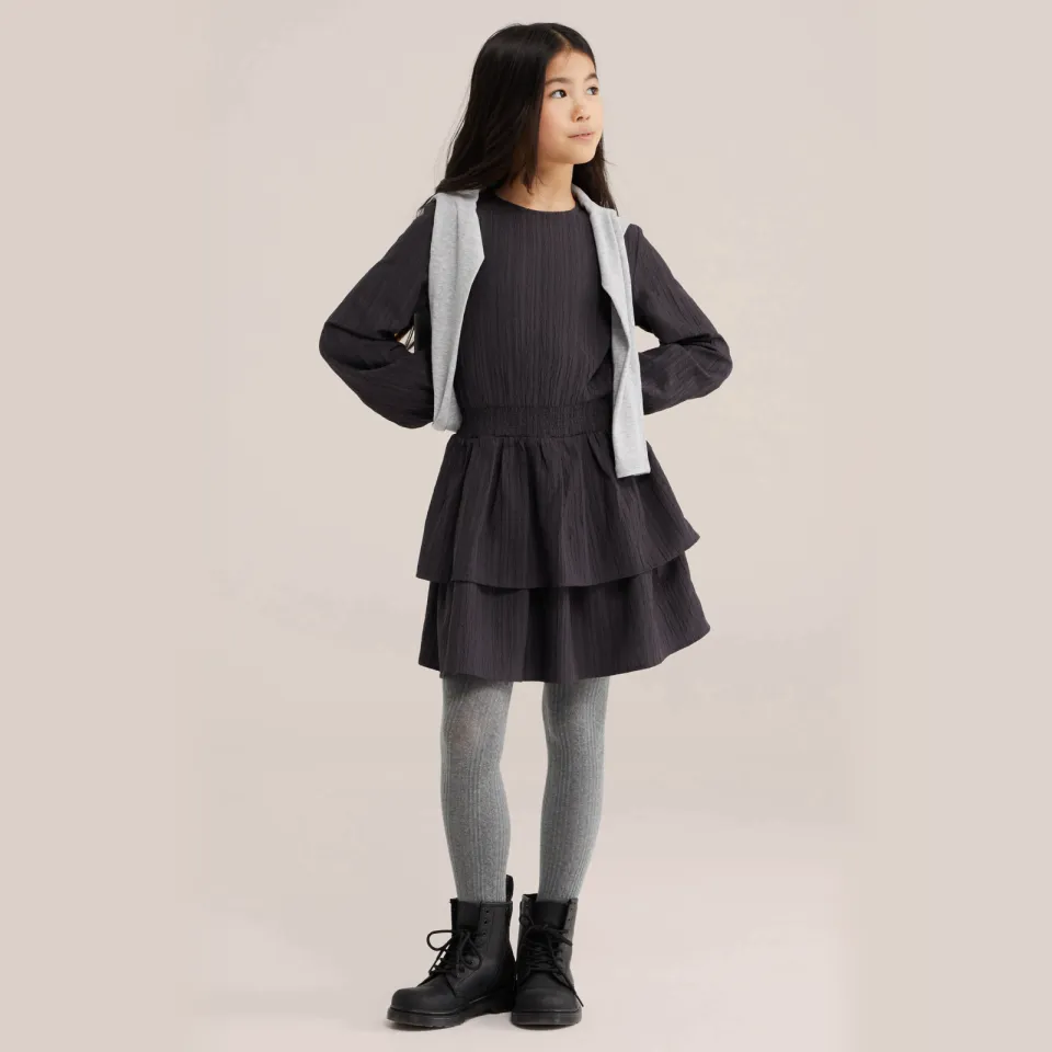 WE Fashion korte jurk antraciet, foto 3