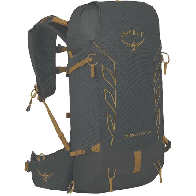 Osprey backpack Talon Velocity 20 S/M donkergrijs