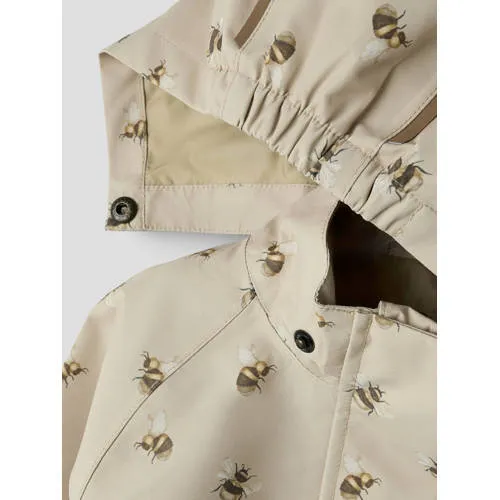 Lil' Atelier Mini regenjas beige, foto 6