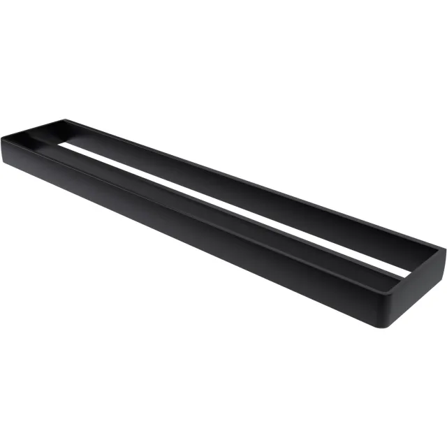 Haceka Handdoekhouder Dubbel Haceka Aline Black 60,8x3,5 cm Aluminium Mat Zwart