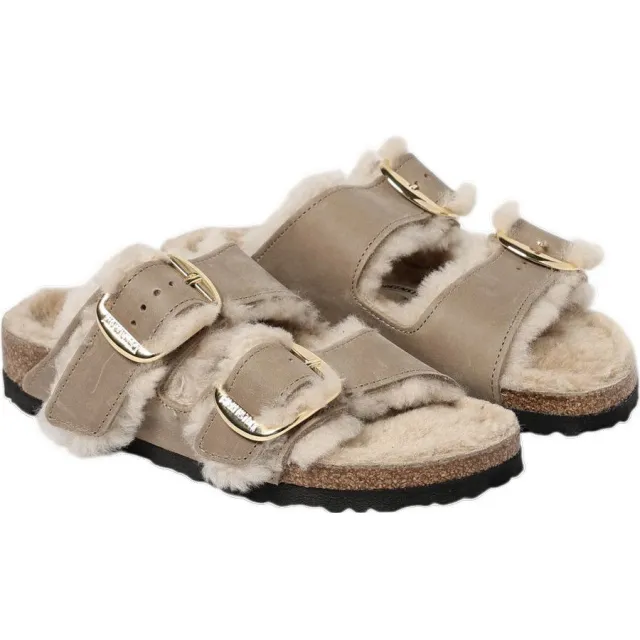 Birkenstock Arizona sandalen taupe Beige