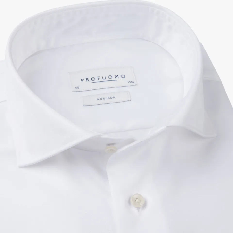 Profuomo Slim Fit overhemd wit, foto 5
