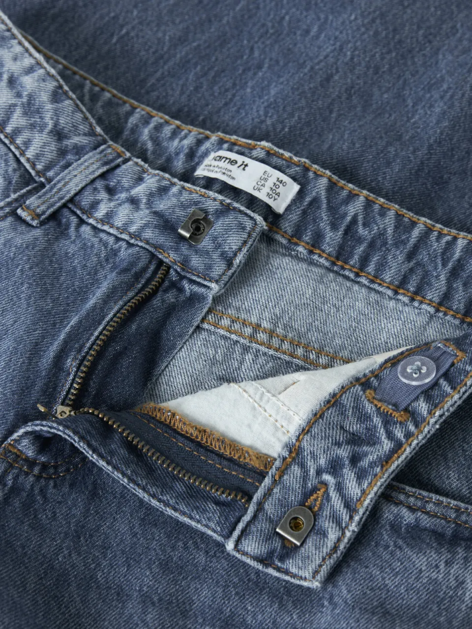 NAME IT KIDS NKFBELLA barrel jeans - middelblauw medium blue denim, foto 5