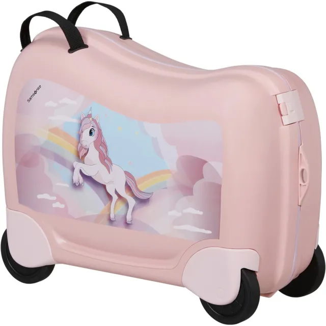 Samsonite Dream2Go Ride-On Unicorn Tess kinderkoffer lichtroze, foto 2