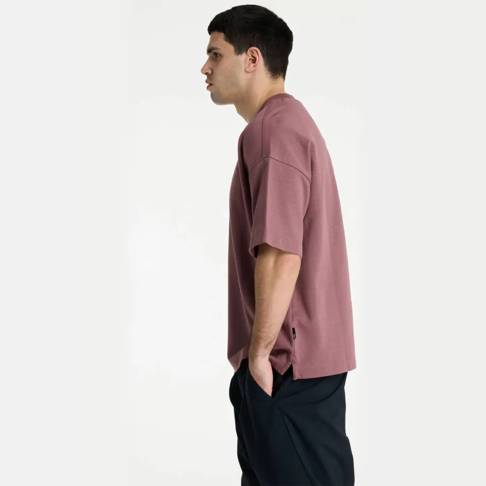 CHASIN' oversized T-shirt met backprint - rose taupe, foto 3