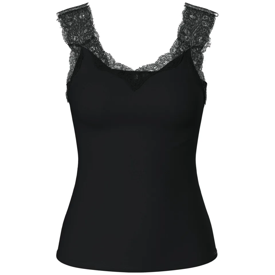 Pieces PCBARBERA top zwart, foto 3