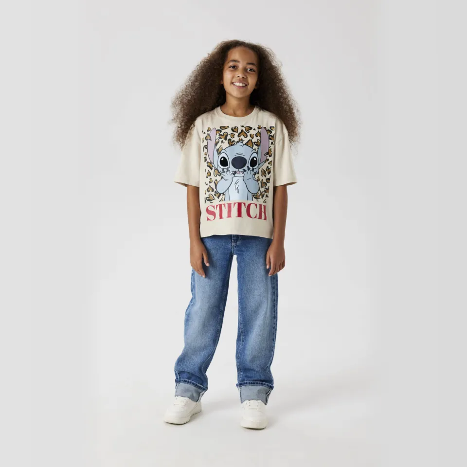 NAME IT KIDS straight leg jeans medium blue denim, foto 3