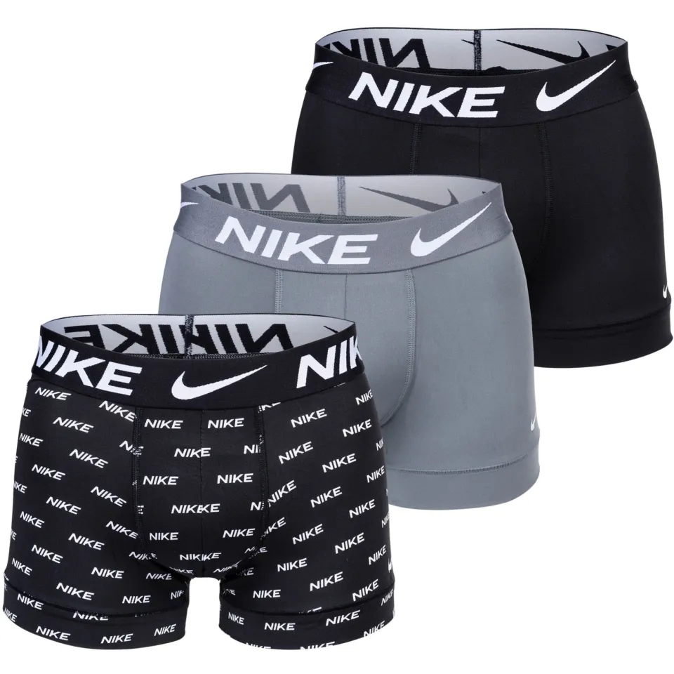 Nike Boxershort met elastische band met logo in een set van 3 stuks Veelkleurig