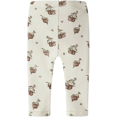 Lil' Atelier Baby legging met print ecru, foto 2