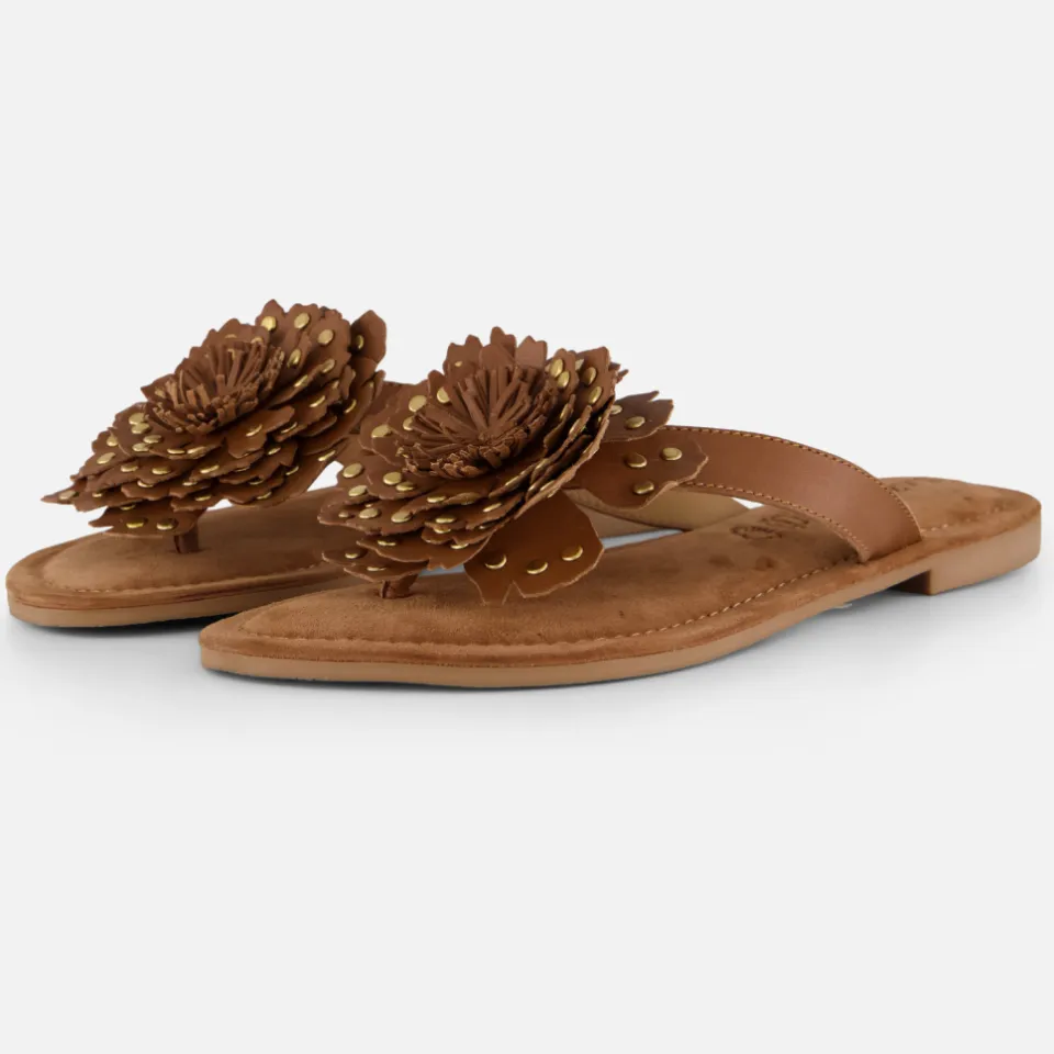Lazamani slippers cognac, foto 2