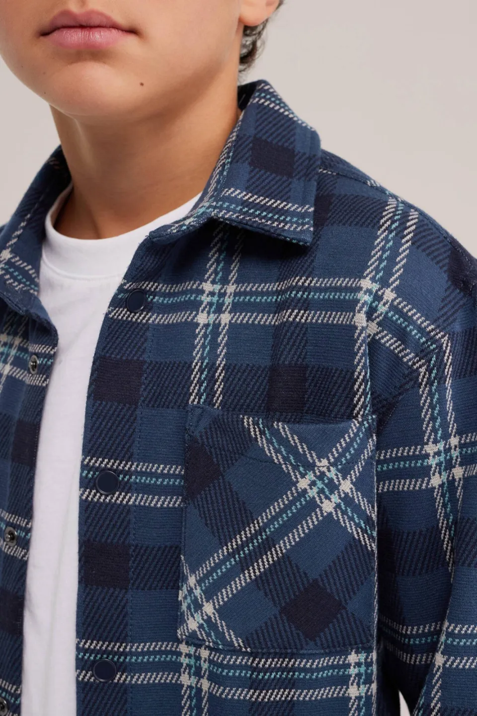 WE Fashion geruit overhemd - blauw, foto 6