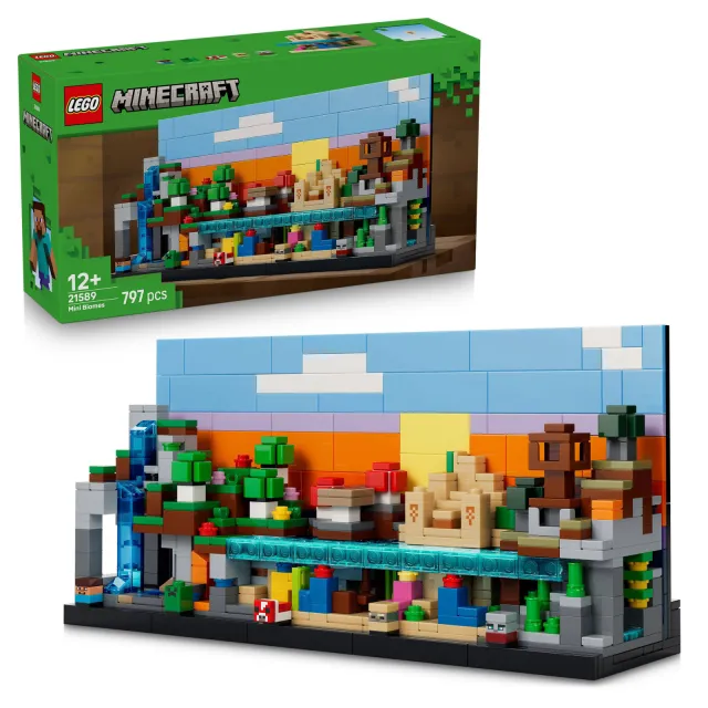 Lego Minecraft Minibiomen Videogame Speelgoed 21589