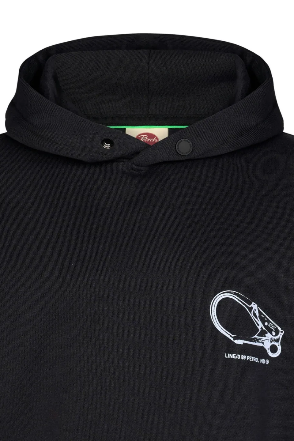 Petrol Industries hoodie met backprint - zwart, foto 5