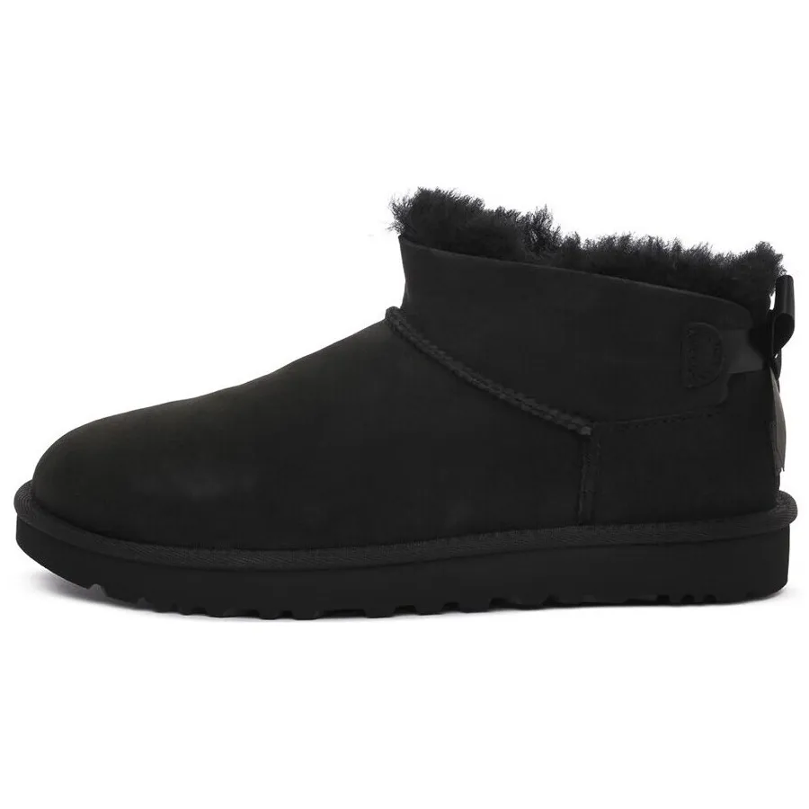Ugg Ultra Mini Bailey Bow-laarzen zwart Black