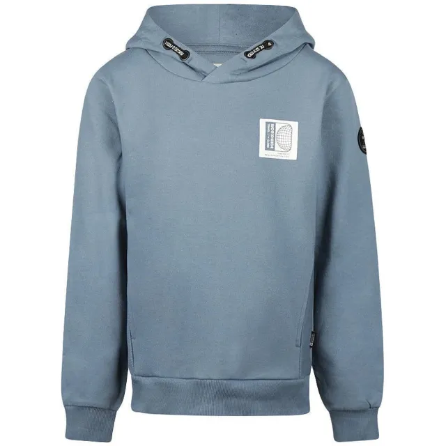 No Way Monday rechtvallende hoodie met backprint - blauw, foto 2