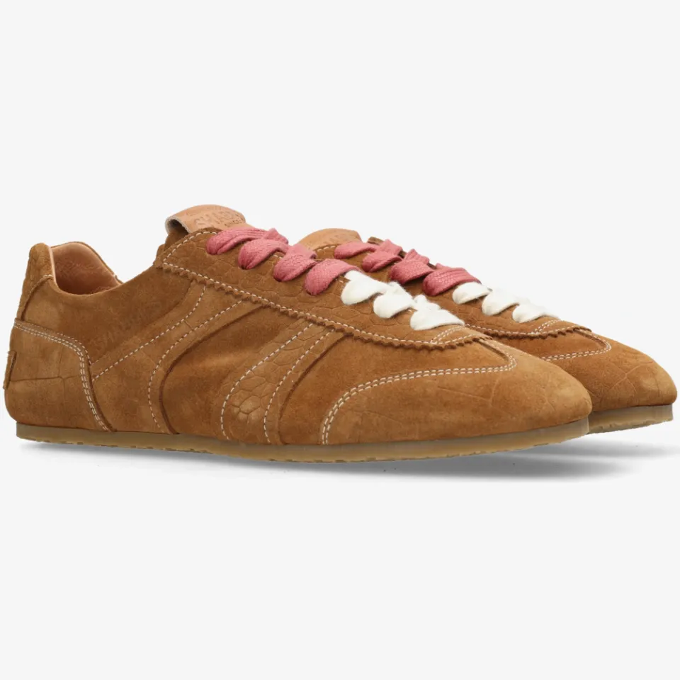 Shabbies Amsterdam Ciska Base sneaker cognac, foto 8