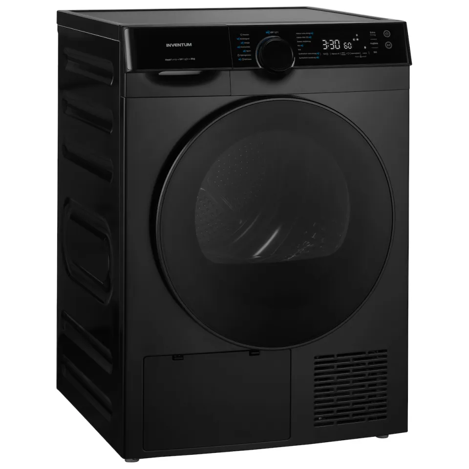 Inventum VDW8030B warmtepompdroger zwart, foto 3