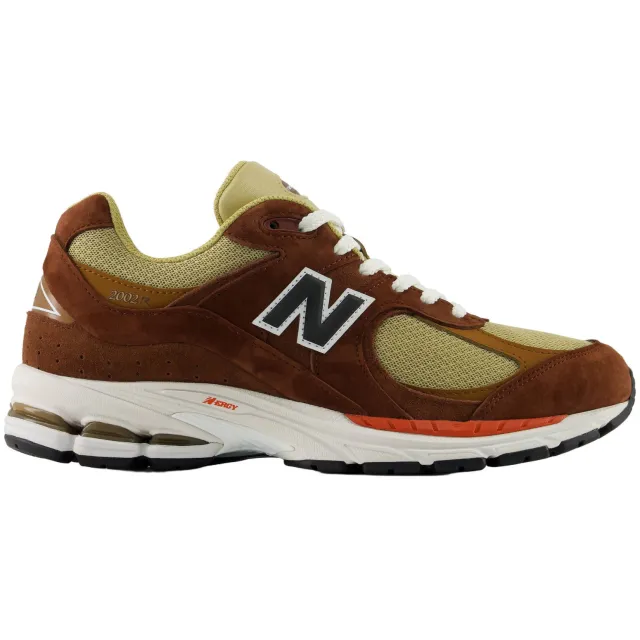 New Balance 2002R mesh sneakers - bruin/groen
