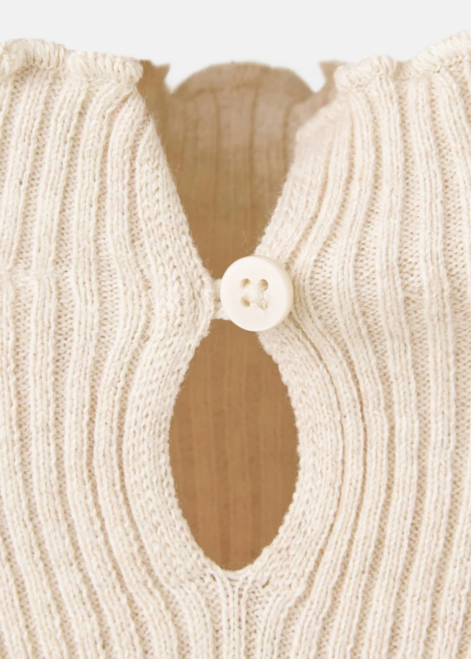 Mango Kids katoenen gebreide trui - beige, foto 6