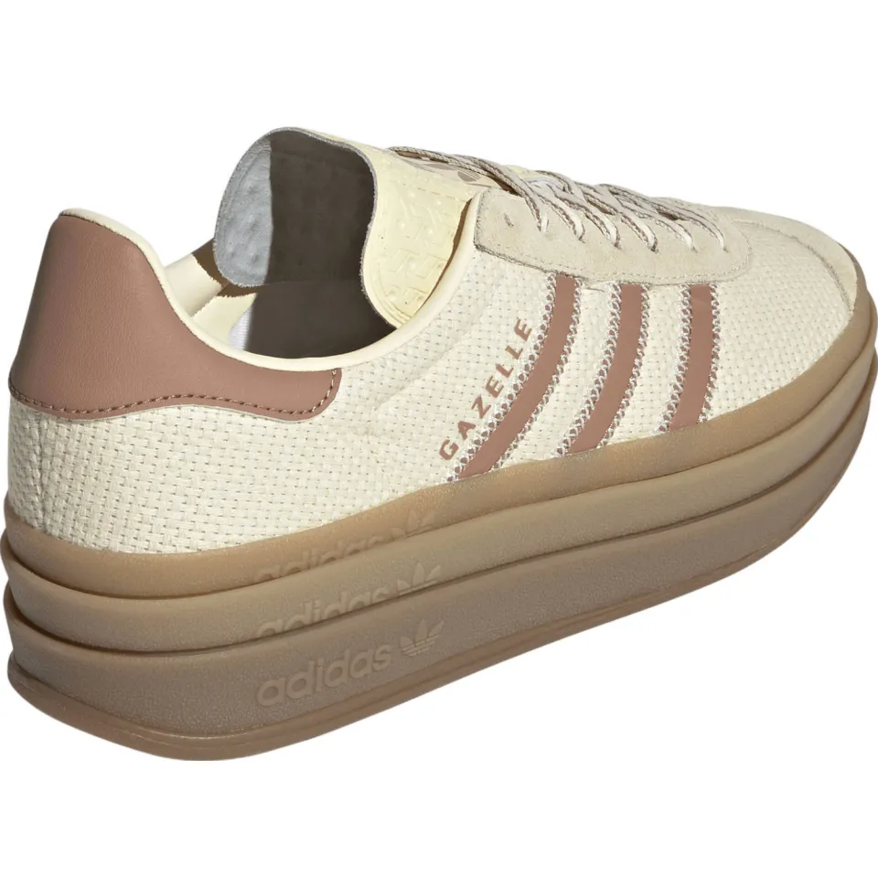 Adidas Originals Gazelle Bold suède sneakers - ecru/roze, foto 3