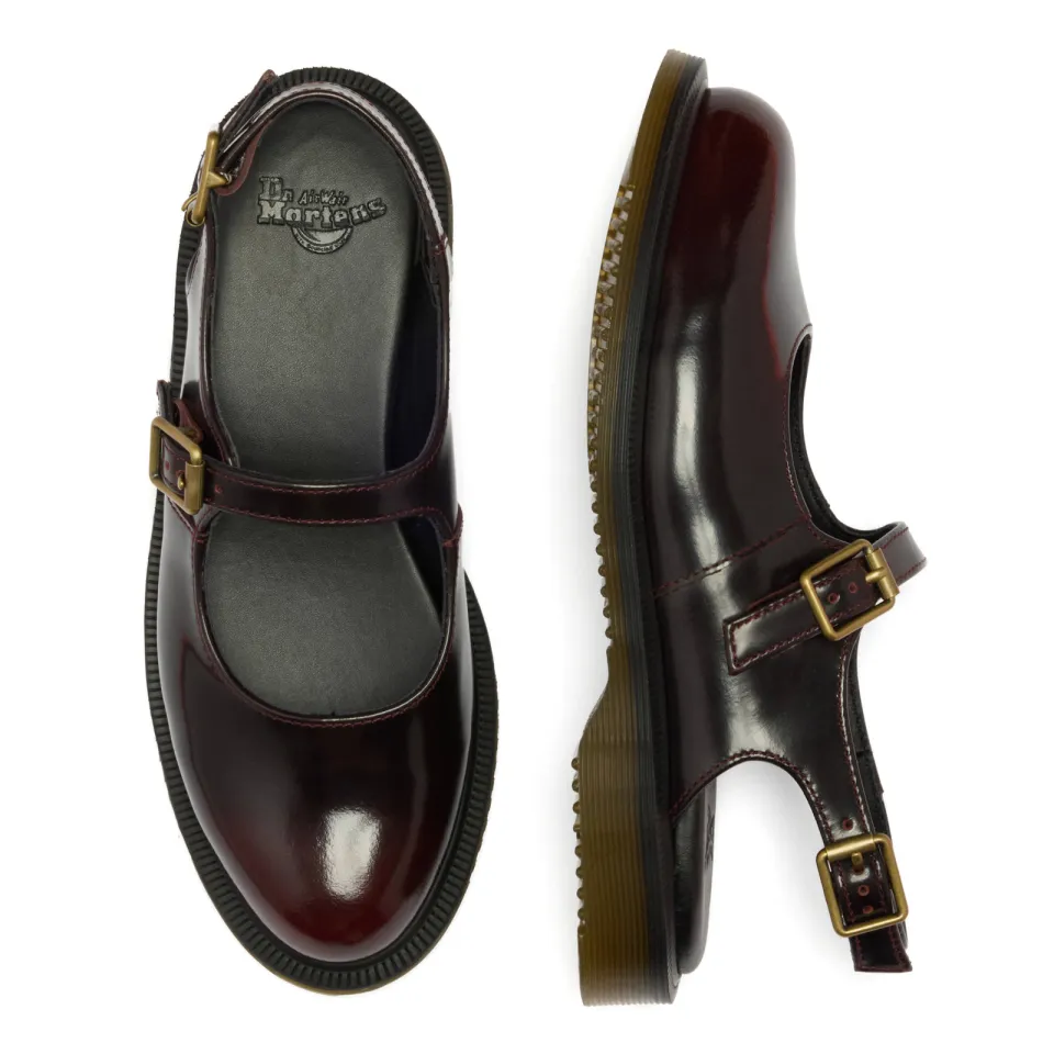 Dr. Martens Madaline slingback loafers cherry red arcadia, foto 4