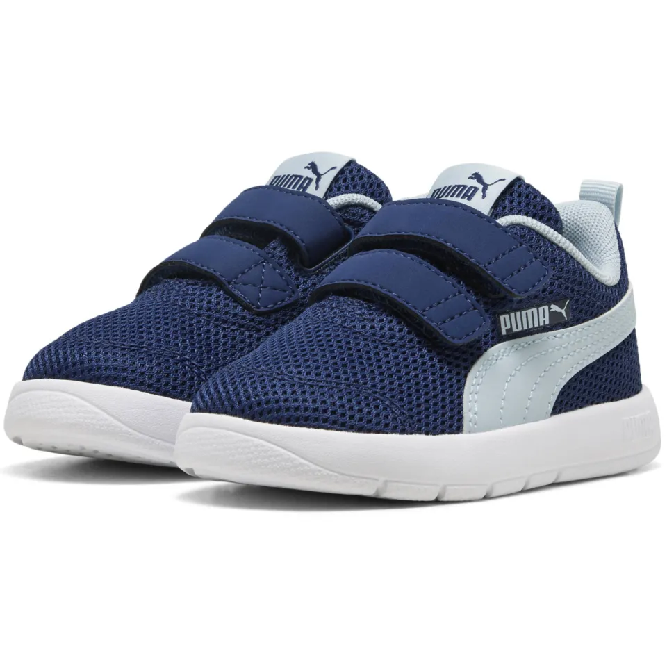 Puma Courtflex V3 Mesh donkerblauw donkerblauw/lichtblauw, foto 4