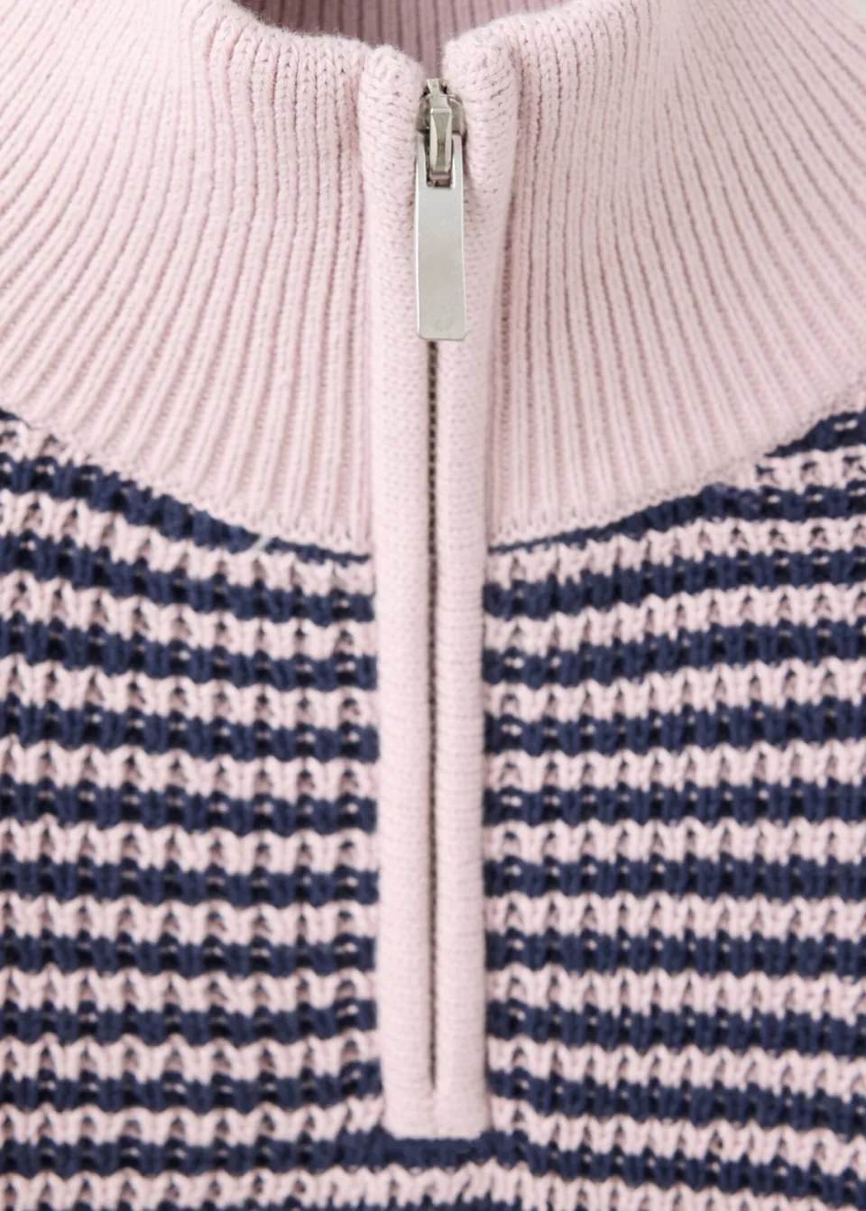 Mango Kids katoenen gebreide gestreepte trui - lila/donkerblauw, foto 8