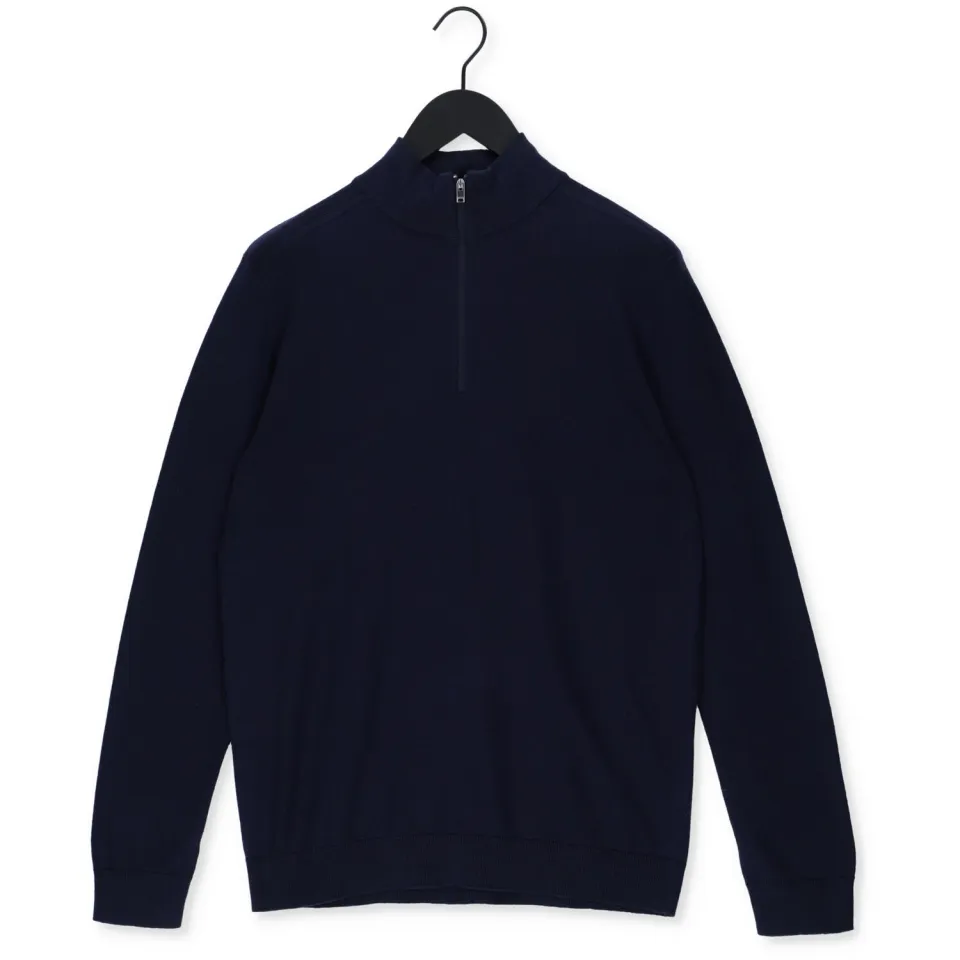 SELECTED MEN Heren Truien & Vesten Slhberg Half Zip Cardigan Noos - Donkerblauw, foto 2
