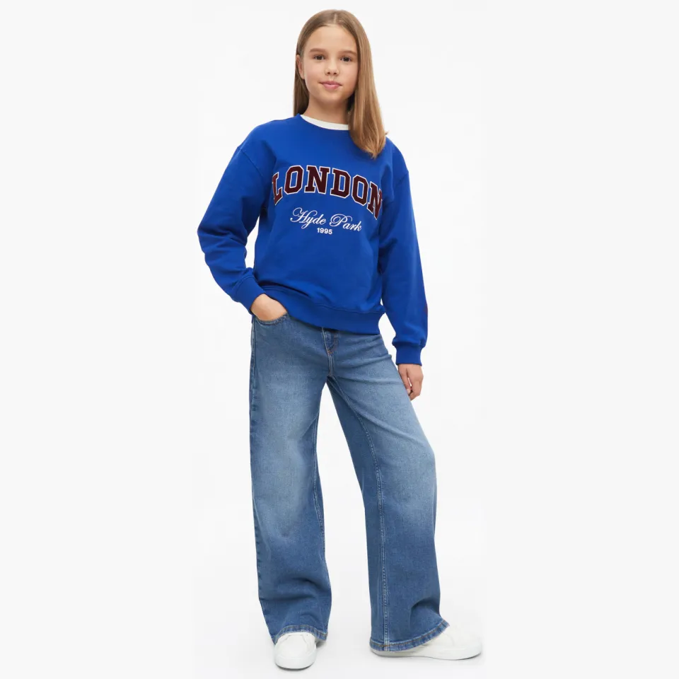 s.Oliver sweater met tekst - blauw, foto 6