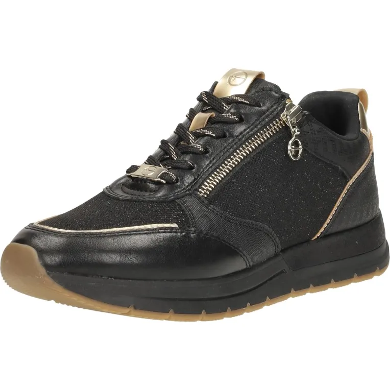 Tamaris 225076 lage sneakers zwart, foto 3