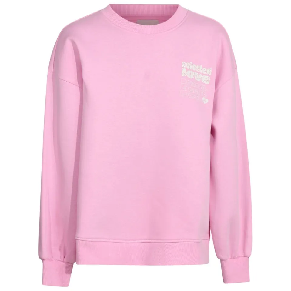 Shoeby oversized sweater met backprint - roze, foto 2