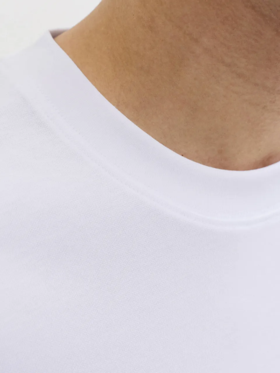 Jack & Jones ESSENTIALS oversized T-shirt wit, foto 5